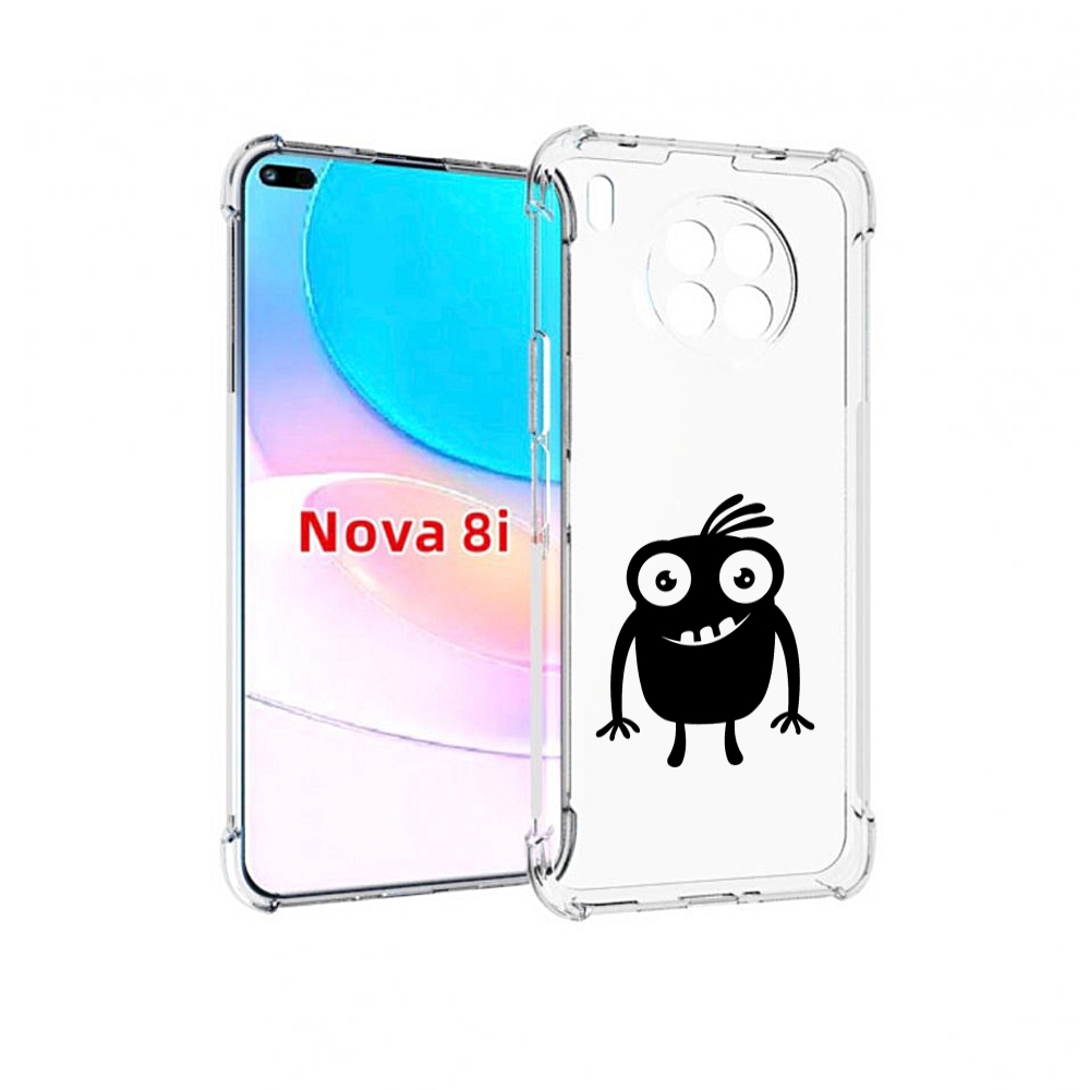 

Чехол бампер MyPads Масяня для Huawei Nova 8i, Прозрачный, Tocco