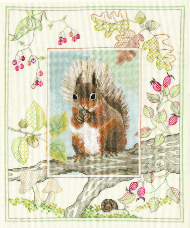 

Набор для вышивания Derwentwater Designs "Red Squirrel", арт.WIL4