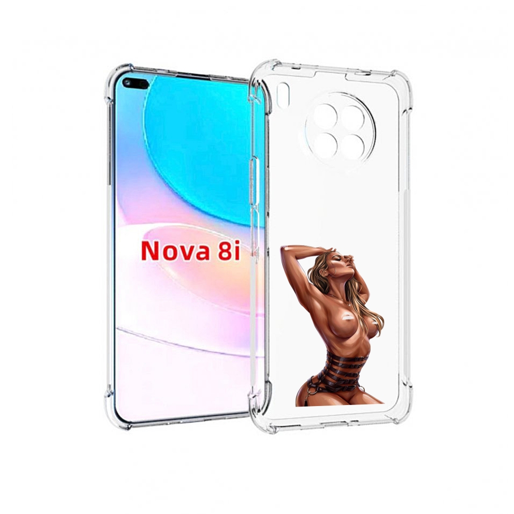 

Чехол бампер MyPads Портупея денский для Huawei Nova 8i, Прозрачный, Tocco