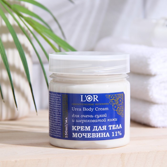 

Крем для тела L'Or Urea Body Cream с мочевиной 11%, для очень сухой кожи, 150 мл