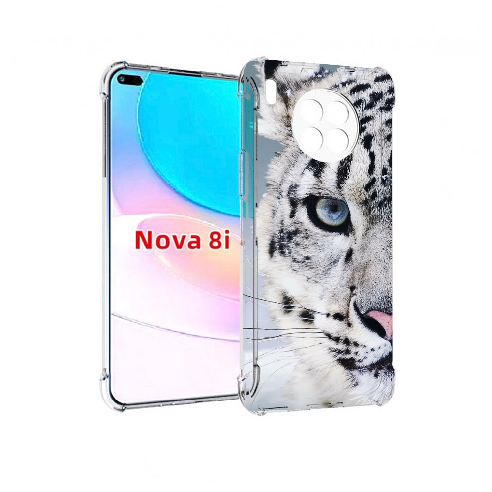 

Чехол бампер MyPads Снежный-барс для Huawei Nova 8i, Прозрачный, Tocco