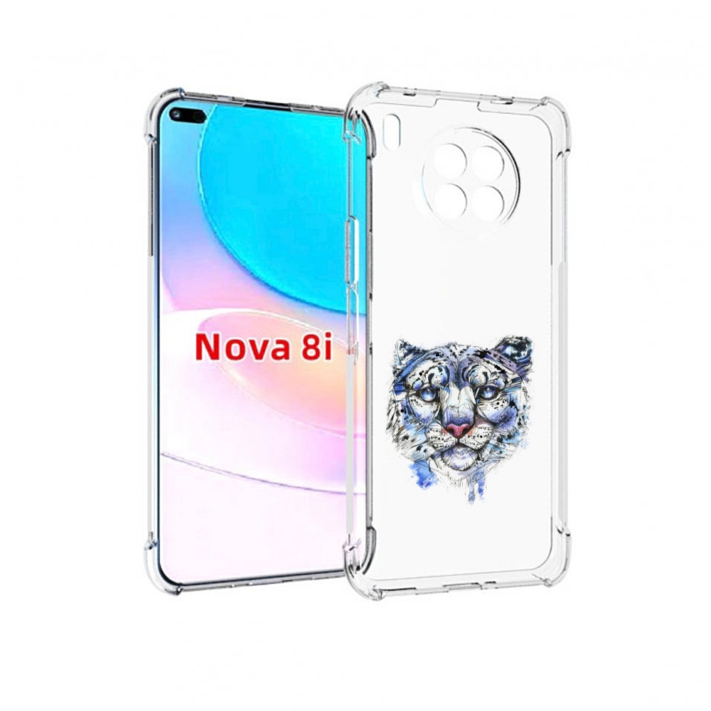 

Чехол бампер MyPads Тигр 4 для Huawei Nova 8i, Прозрачный, Tocco