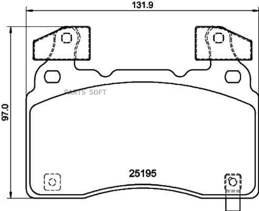 

Колодки торм. пер. CADILLAC/CHEVROLET/OPEL/TESLA/VAUXHALL BREMBO