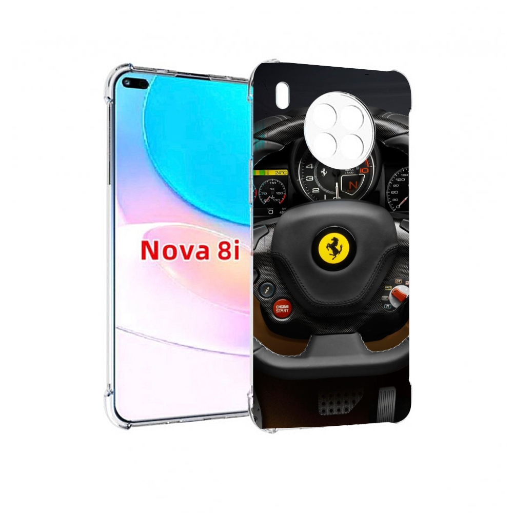 Чехол бампер MyPads Ферарри для Huawei Nova 8i