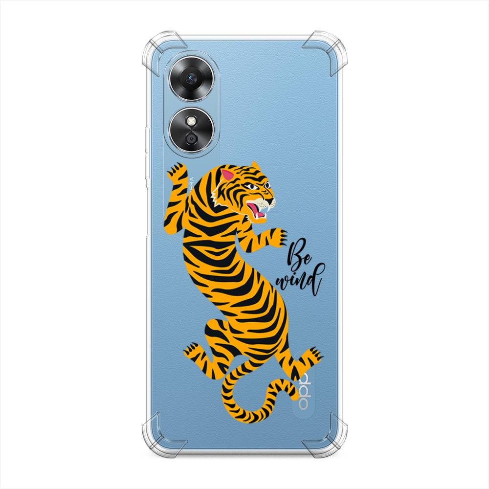 

Чехол Awog на Oppo A17 "Tiger be wind", Желтый;черный, 2512051-1