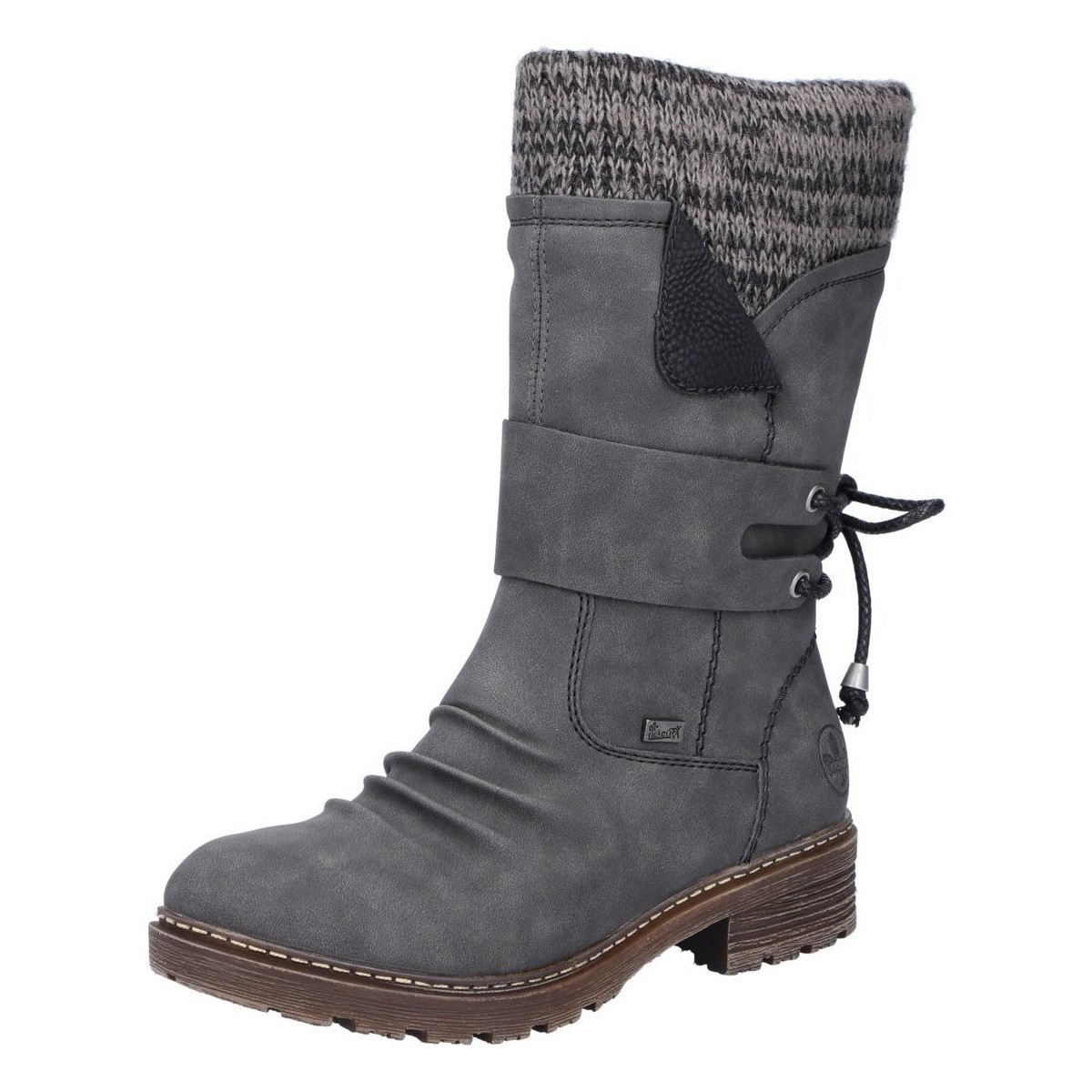 

Ботинки женские Rieker 24023972 серые 39 EU, Серый, 24023972