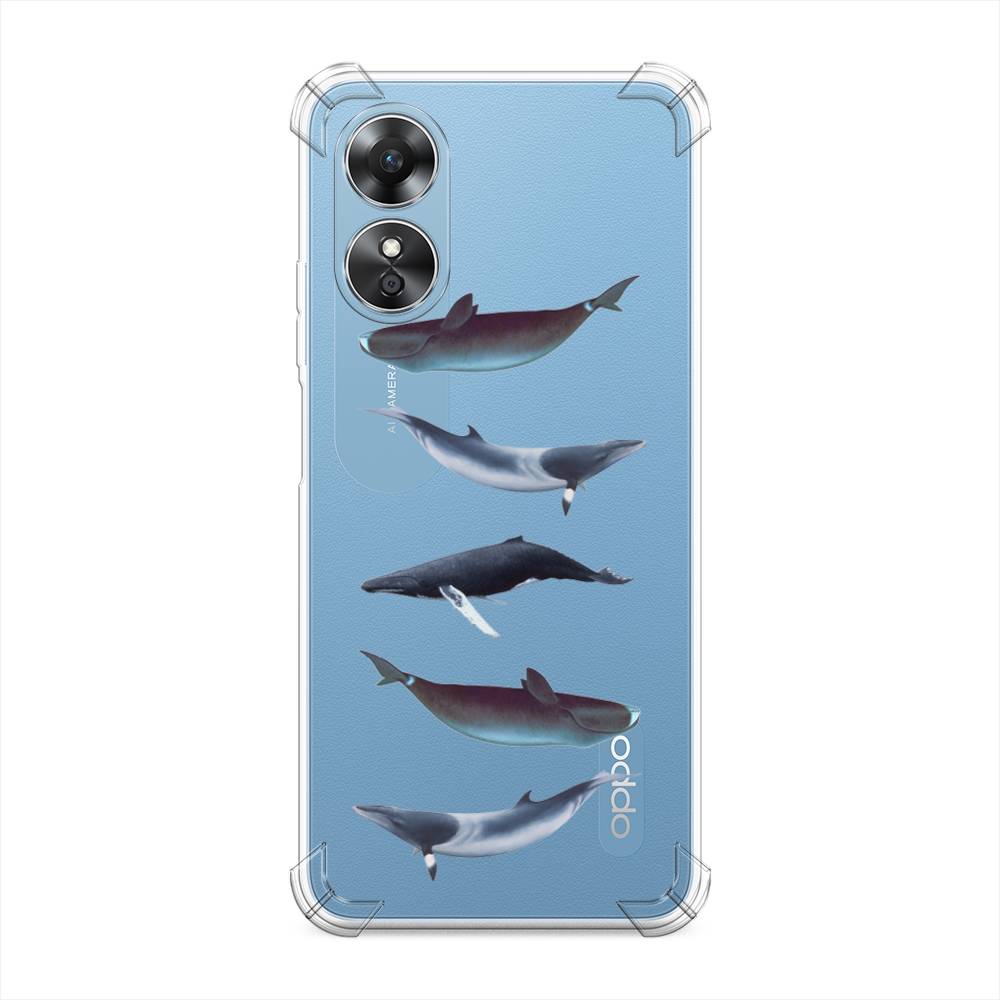 

Чехол Awog на Oppo A17 "Киты арт 2", Серый, 2512051-1
