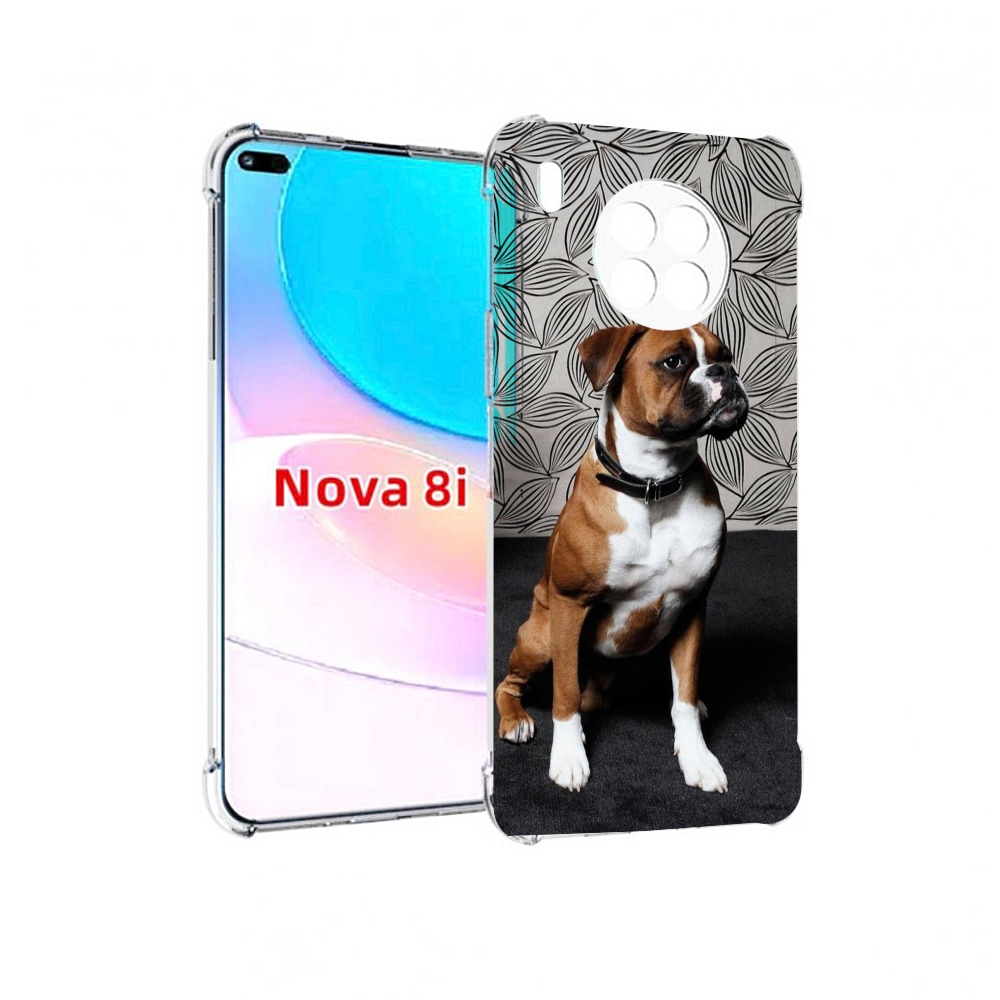 Чехол бампер MyPads боксер собака для Huawei Nova 8i