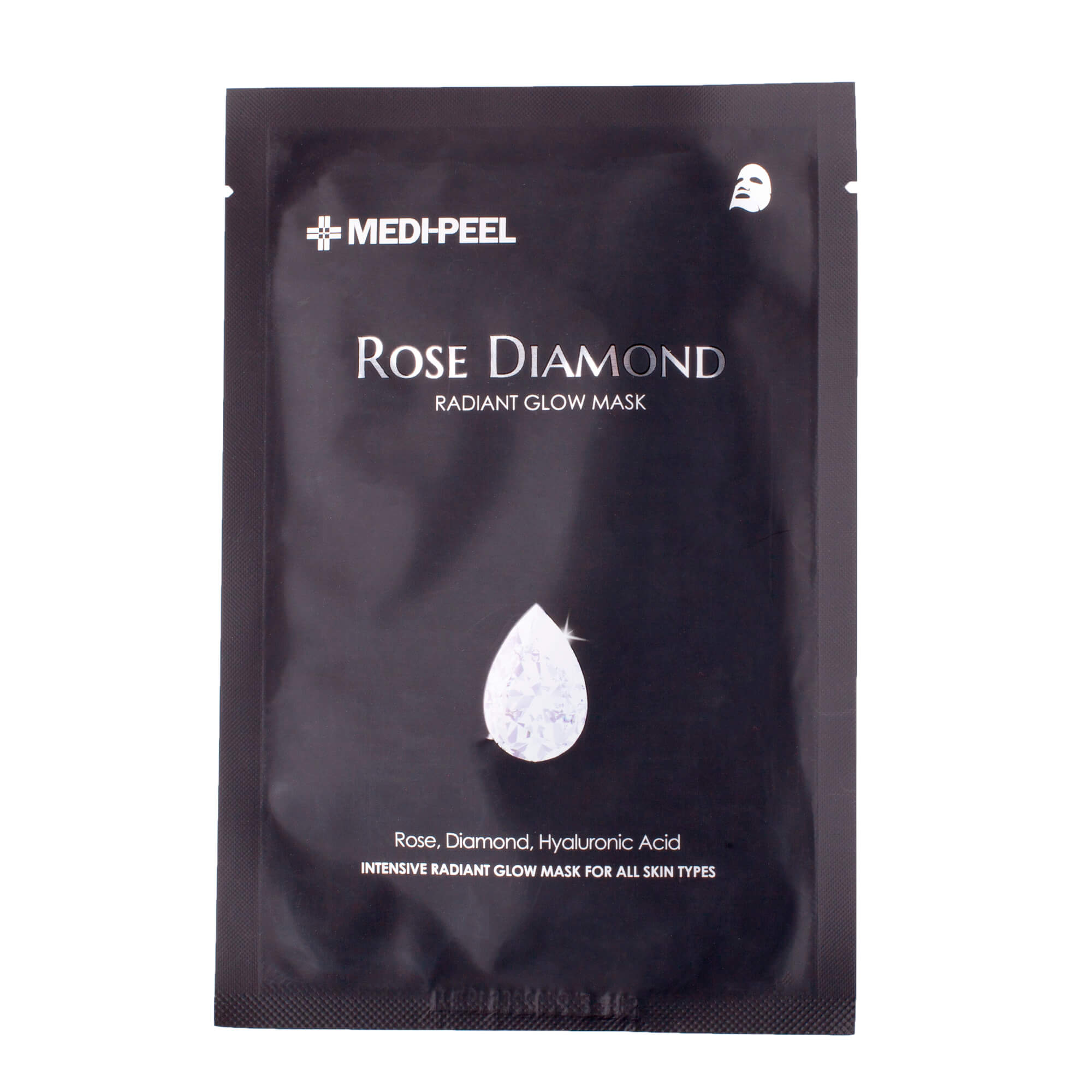 MEDI-PEEL Rose Diamond Glow Mask - Маска для сияния кожи бриллиант чулок mediven plus 3 класс 407 medi 5 карамель малая правый