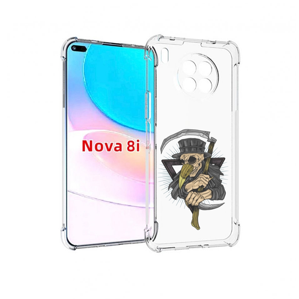 

Чехол бампер MyPads борец-с-чумой для Huawei Nova 8i, Прозрачный, Tocco