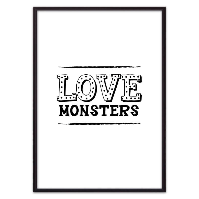 

Love monsters ВЫБОР РАЗМЕРА:21 х 30 см