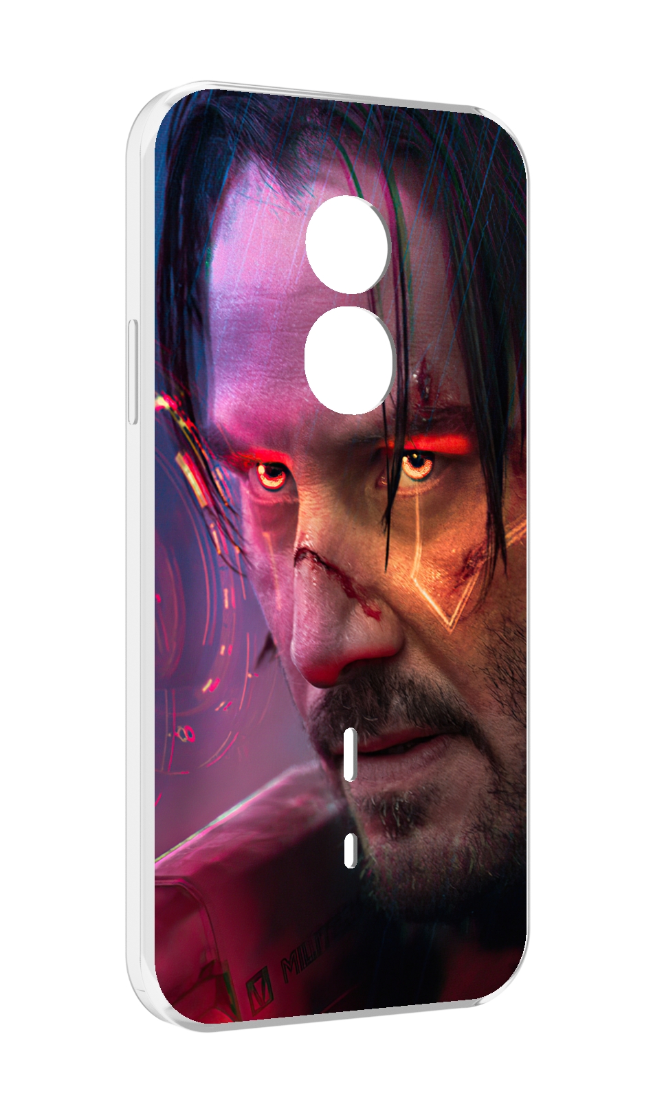 

Чехол MyPads cyberpunk 2077 Джонни Сильверхенд для Doogee S51, Прозрачный, Tocco