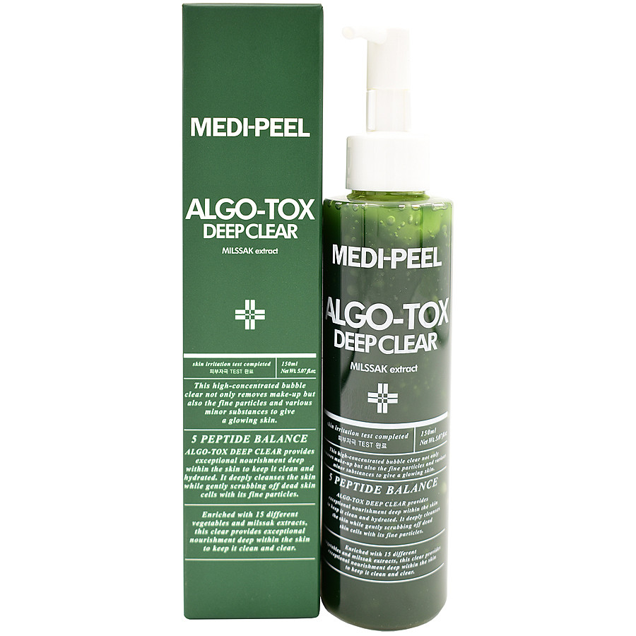 Пенка для глубокого очищения MEDI-PEEL Algo-TOX Deep Clear librederm seracin deep pore cleansing lotion лосьон для глубокого очищения пор 100 мл