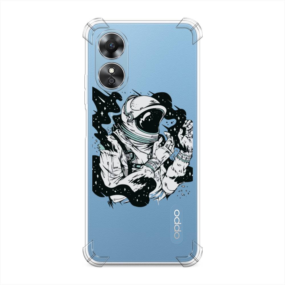 

Чехол Awog на Oppo A17 "Космонавт арт", Черный;белый;прозрачный, 2512051-1