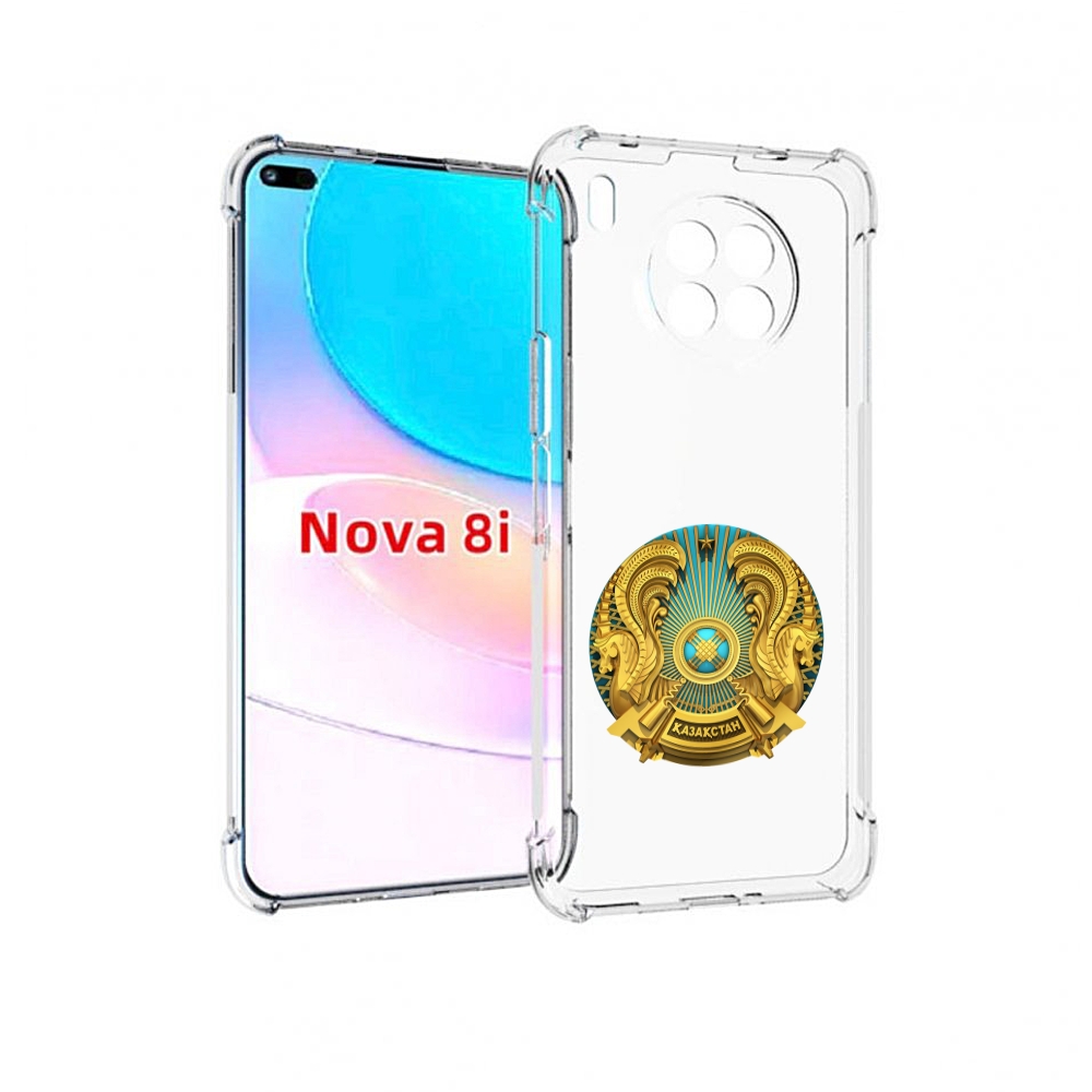 

Чехол бампер MyPads герб-казахстана для Huawei Nova 8i, Прозрачный, Tocco