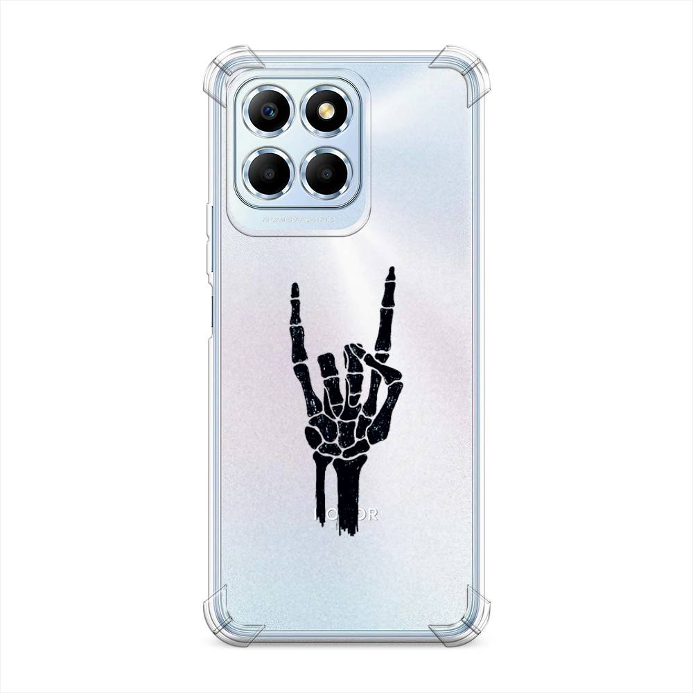 

Чехол Awog на Honor X6/X6s "Rock for a skeleton", Черный;прозрачный, 6109551-1
