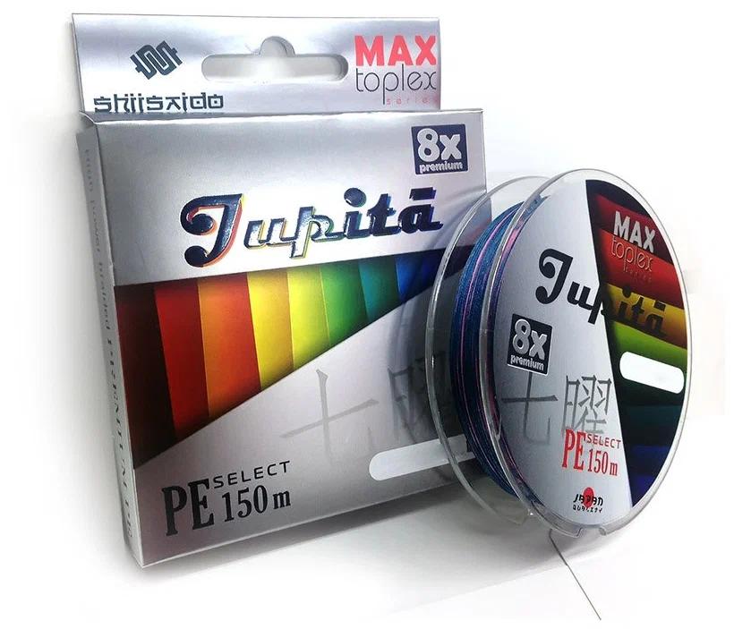 Шнур плетеный Shii Saido Jupita 8X, L-150 м, d-0,272 мм, test-15,86 кг, multicolor/10/