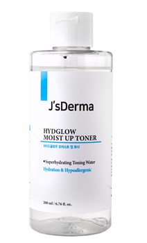 фото Тонер jsderma hydglow moist up toner с гиалуроновой кислотой и березовым соком