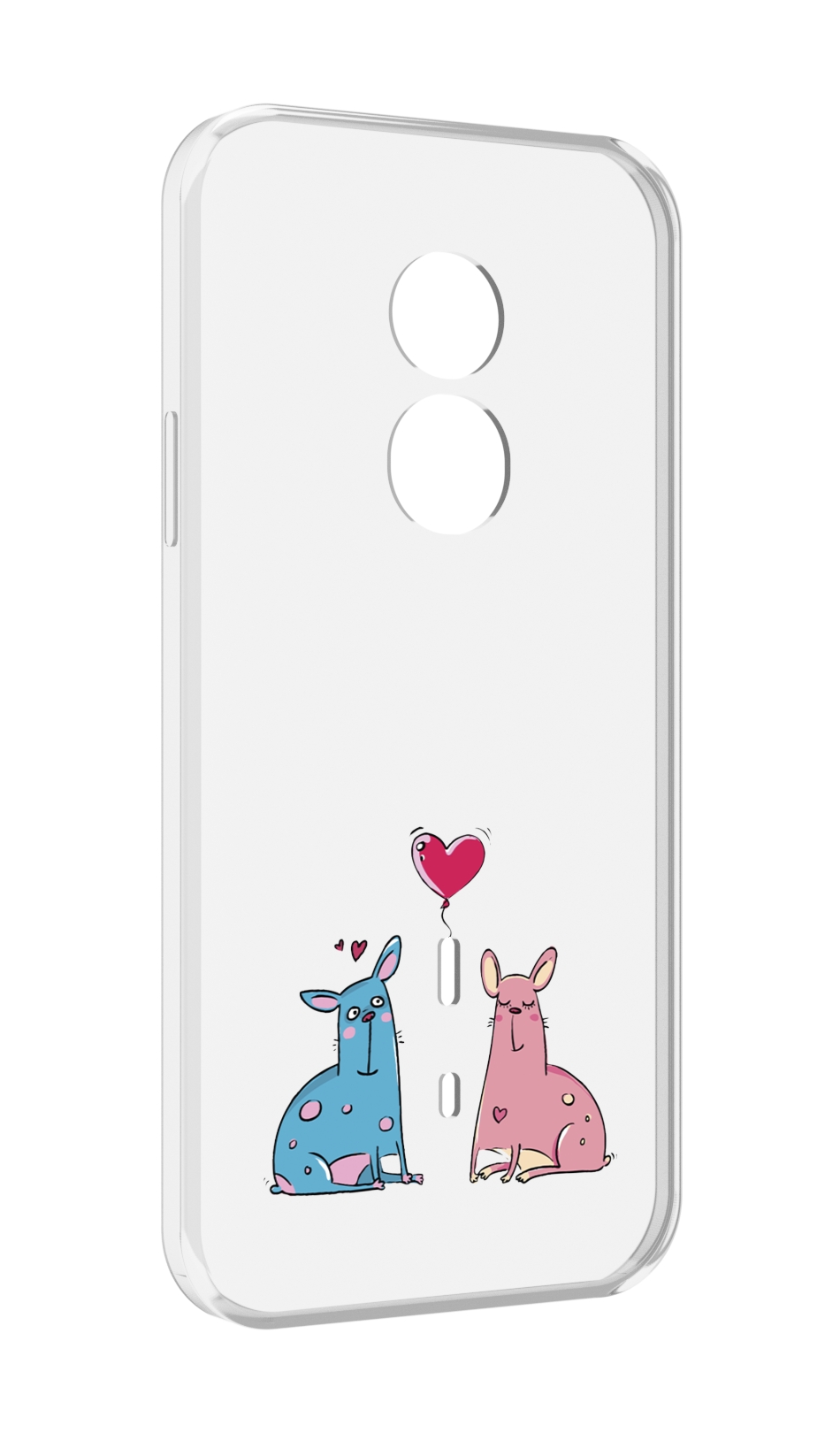 

Чехол MyPads Лама любовь для Doogee S51, Прозрачный, Tocco