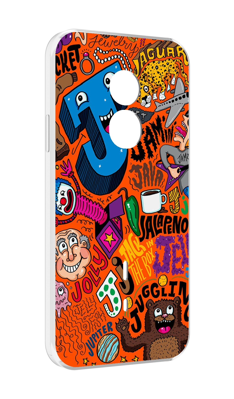 

Чехол MyPads funky-decor для Doogee S51, Прозрачный, Tocco