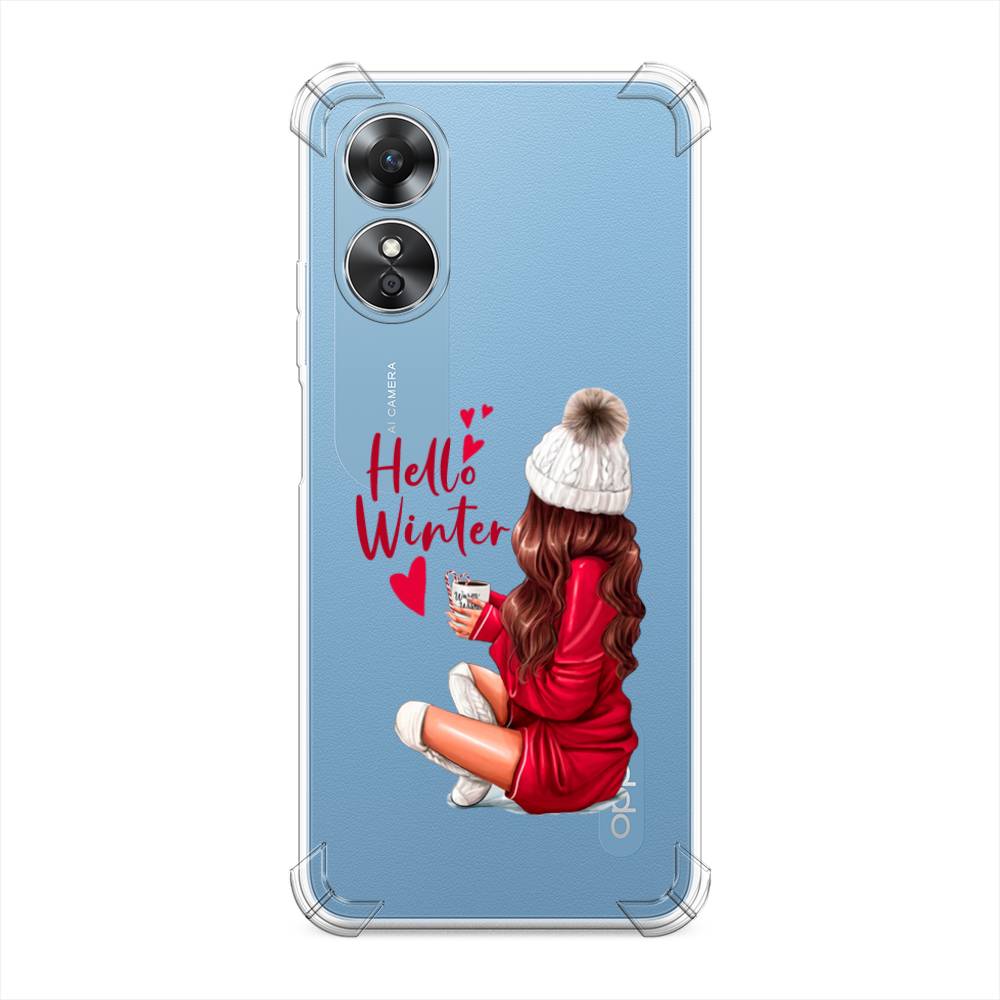 

Чехол Awog на Oppo A17 "Hello winter", Красный;коричневый;белый, 2512051-1