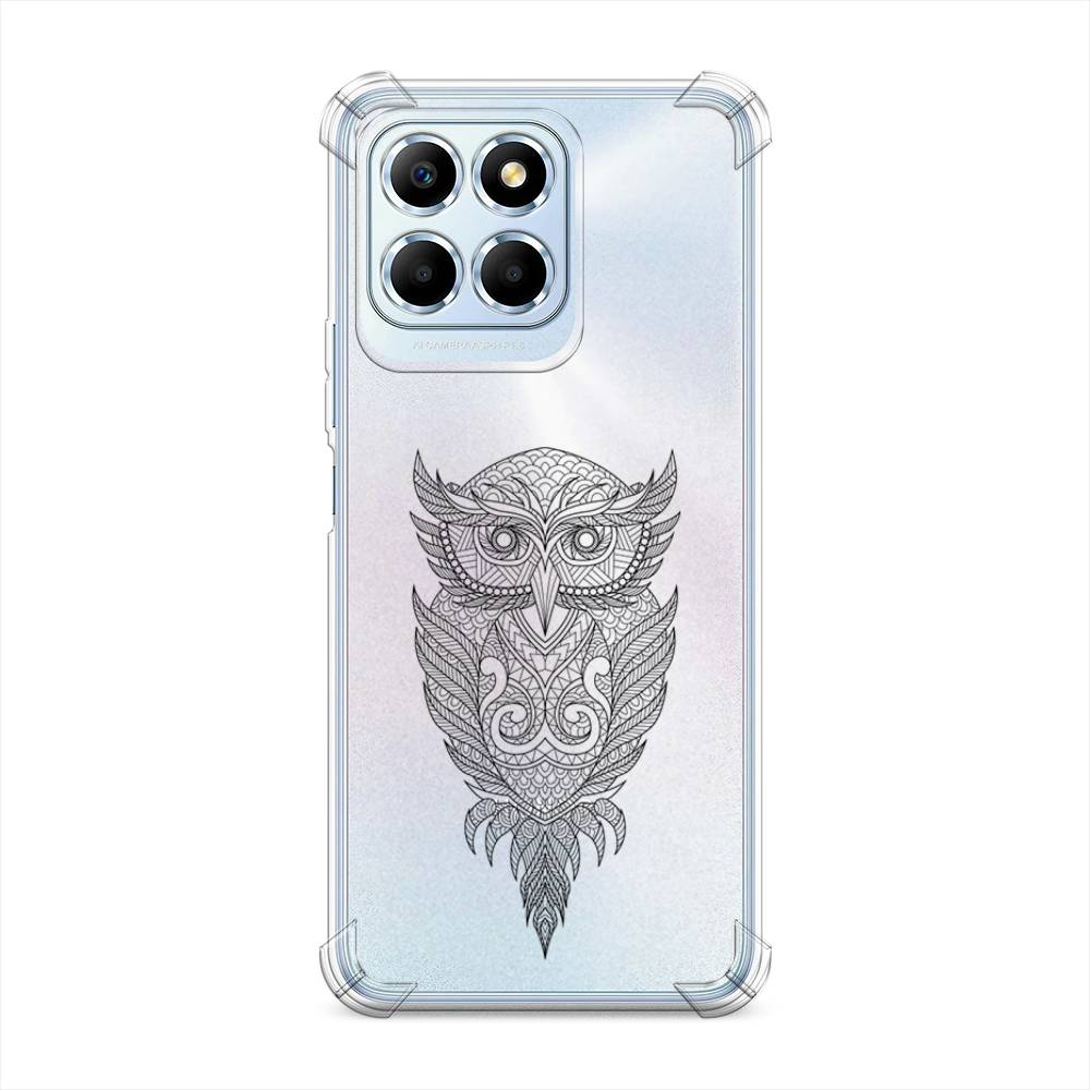 

Чехол Awog на Honor X6/X6s "Филин графика", Черный, 6109551-1