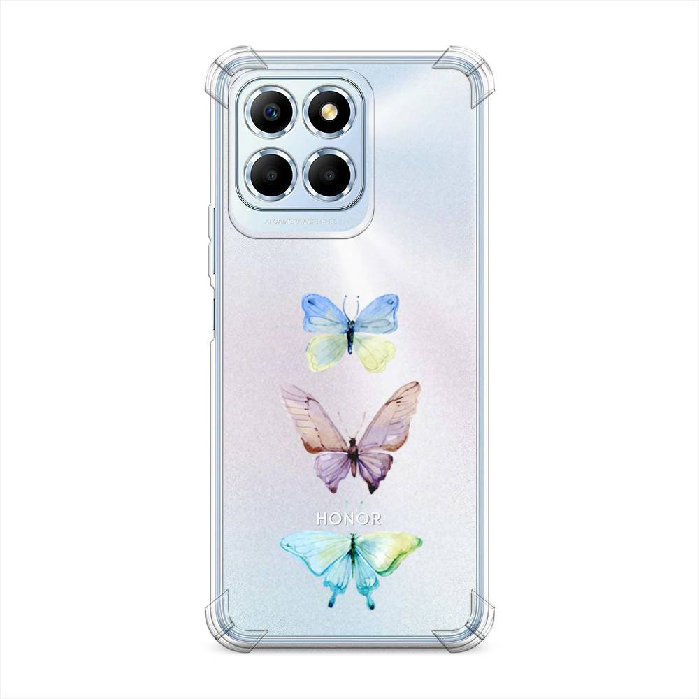 

Чехол Awog на Honor X6/X6s "Акварельные бабочки", Фиолетовый, 6109551-1