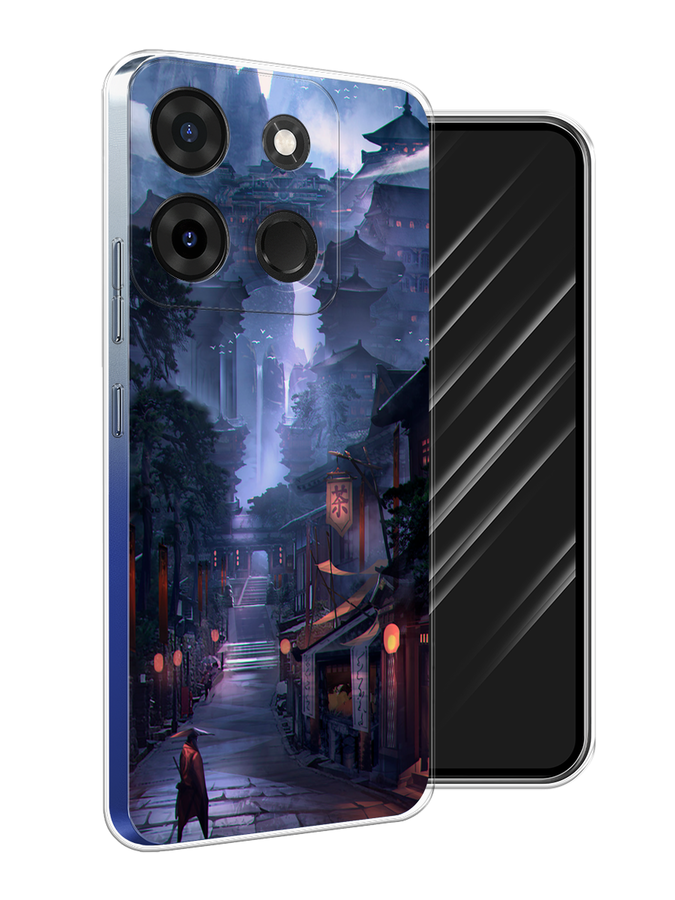 

Чехол Awog на Infinix Smart 7 Plus "Одинокий самурай", Синий;черный;коричневый, 3103950-10