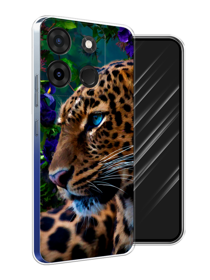 

Чехол Awog на Infinix Smart 7 Plus "Хищный взгляд", Оранжевый;зеленый;фиолетовый, 3103950-1