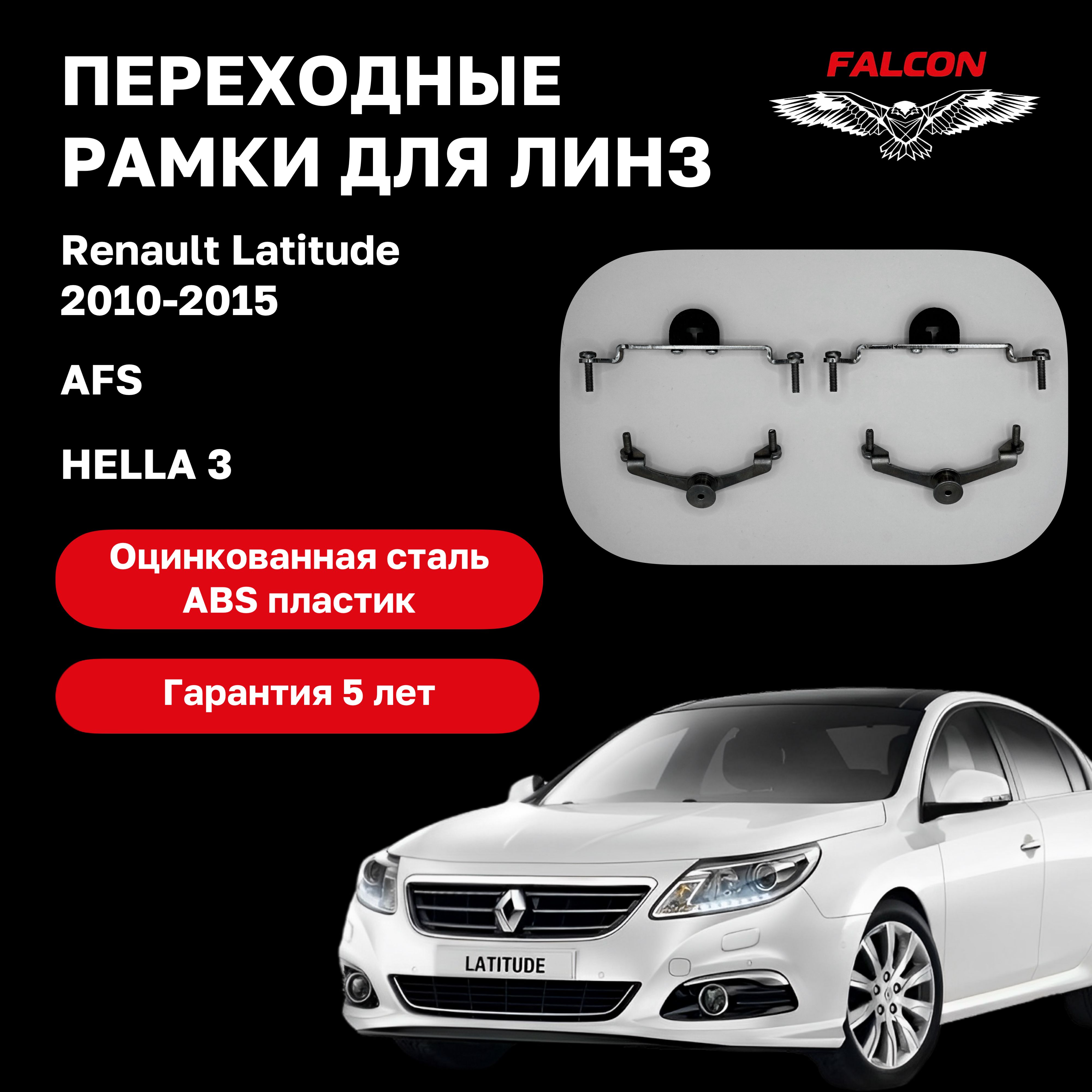 

Рамка переходная для линз Renault Latitude 2010-2015 г.в. AFS Hella 3