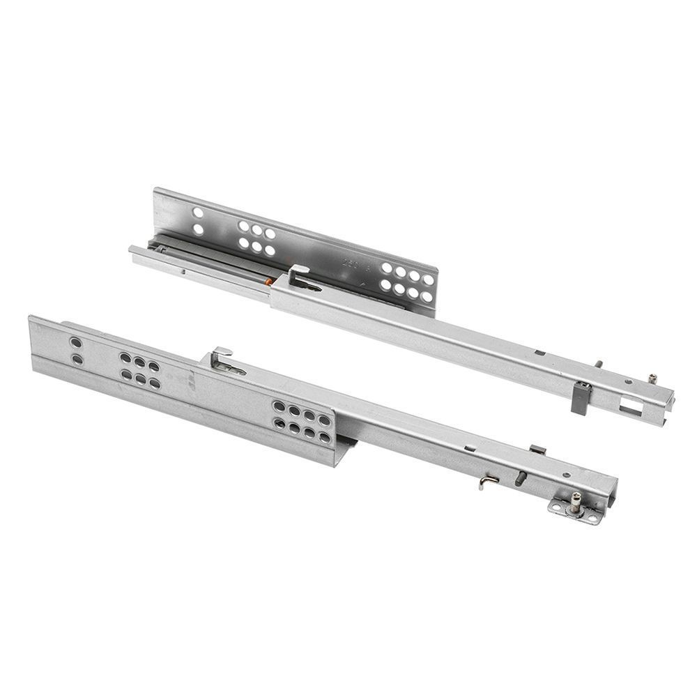 

Направляющие MODERN SLIDE не полного 3/4 выдвижения L-450 для деревянных ящиков с доводчик, Направляющие MODERN SLIDE не полного 3/4 выдвижения L-450 для деревянных ящиков с доводчиком без крепления к фасаду