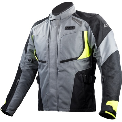

LS2 Мотокуртка PHASE MAN JACKET (Cеро-черно-желтый,XL)