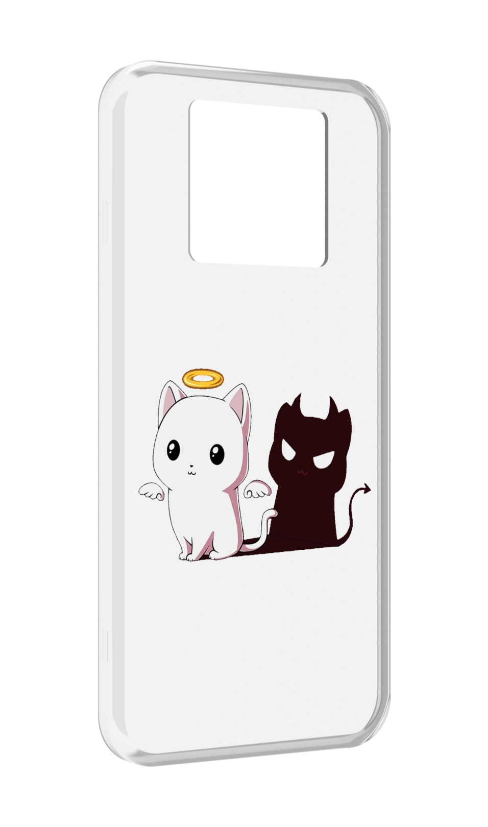 

Чехол MyPads котик-с-злой-тенью для Black Shark 3 5G / Black Shark 3S, Прозрачный, Tocco