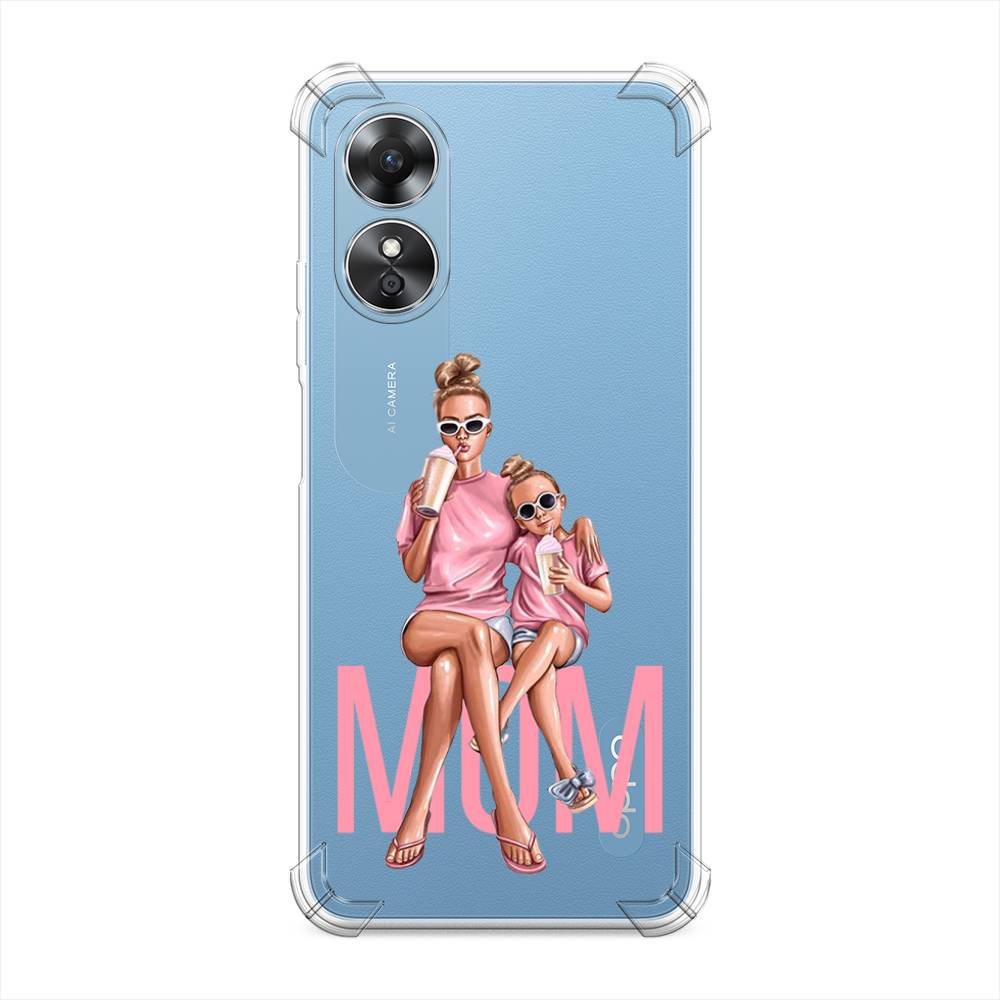 

Чехол Awog на Oppo A17 "Lovely mom", Синий;бежевый;розовый, 2512051-1