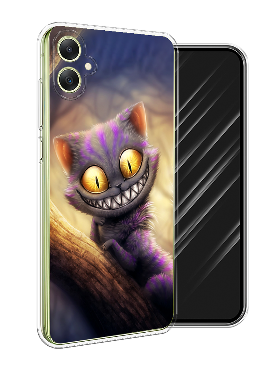 

Чехол Awog на Samsung Galaxy A06 "Cheshire Cat", Фиолетовый;желтый, 2110150-1