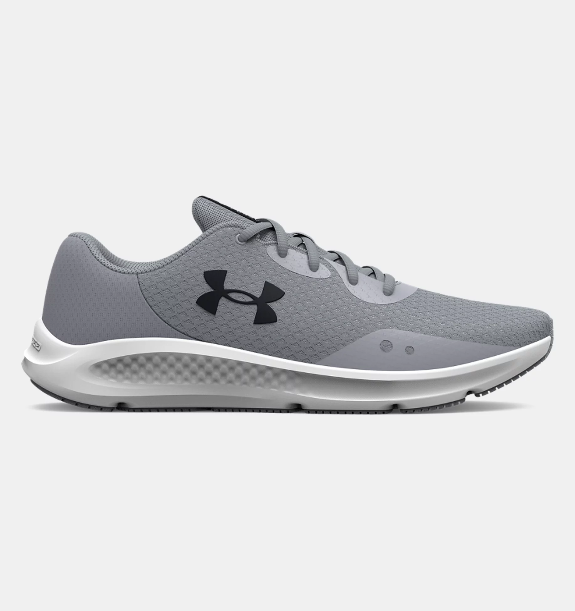 

Кроссовки мужские Under Armour Charged Pursuit 3024878-104 серые 42.5 EU, Серый, Charged Pursuit