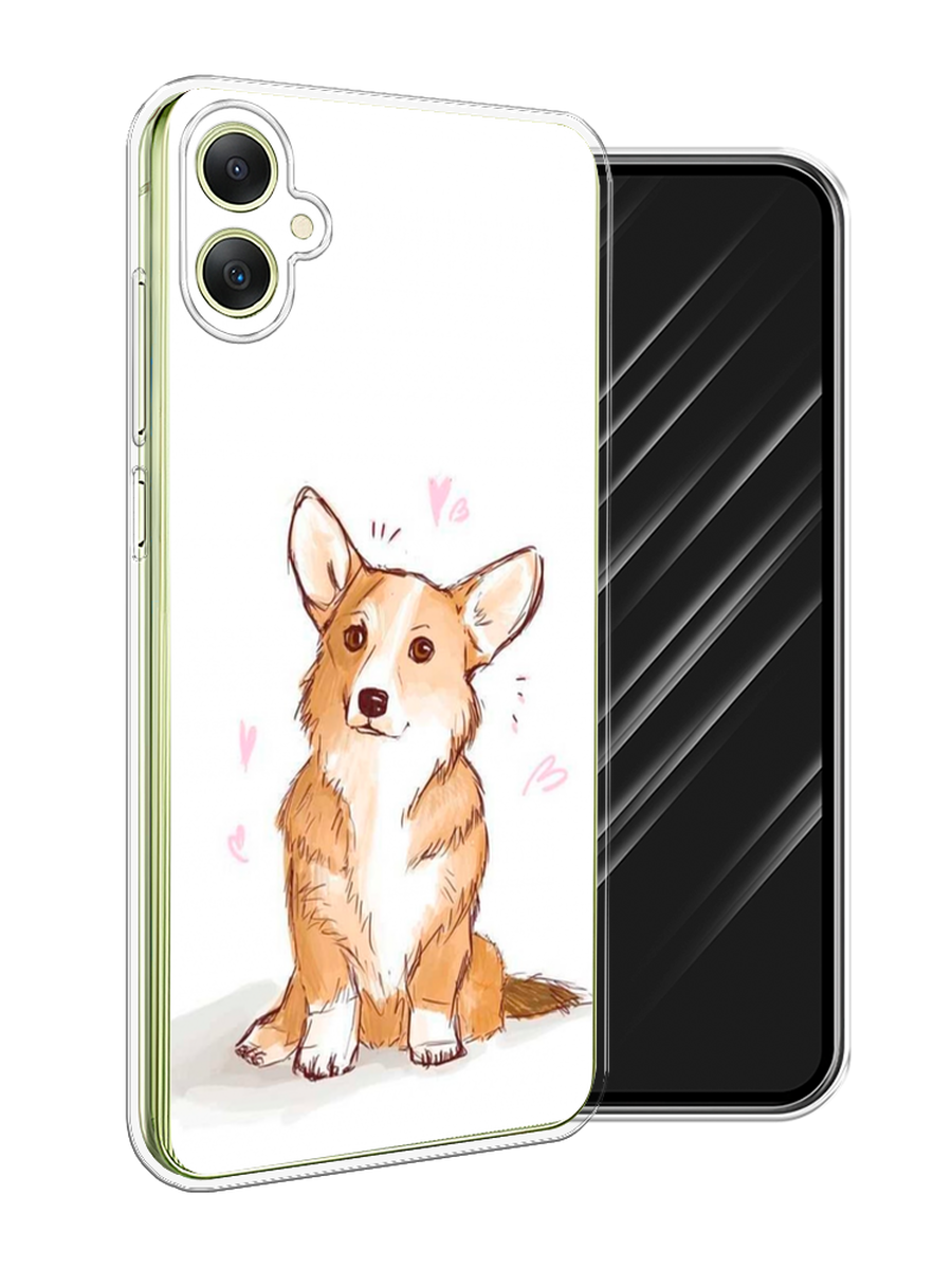 

Чехол Awog на Samsung Galaxy A06 "Корги любовь", Бежевый;белый, 2110150-1