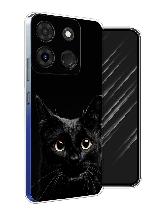 

Чехол Awog на Infinix Smart 7 Plus "Добрый кот", Черный, 3103950-1