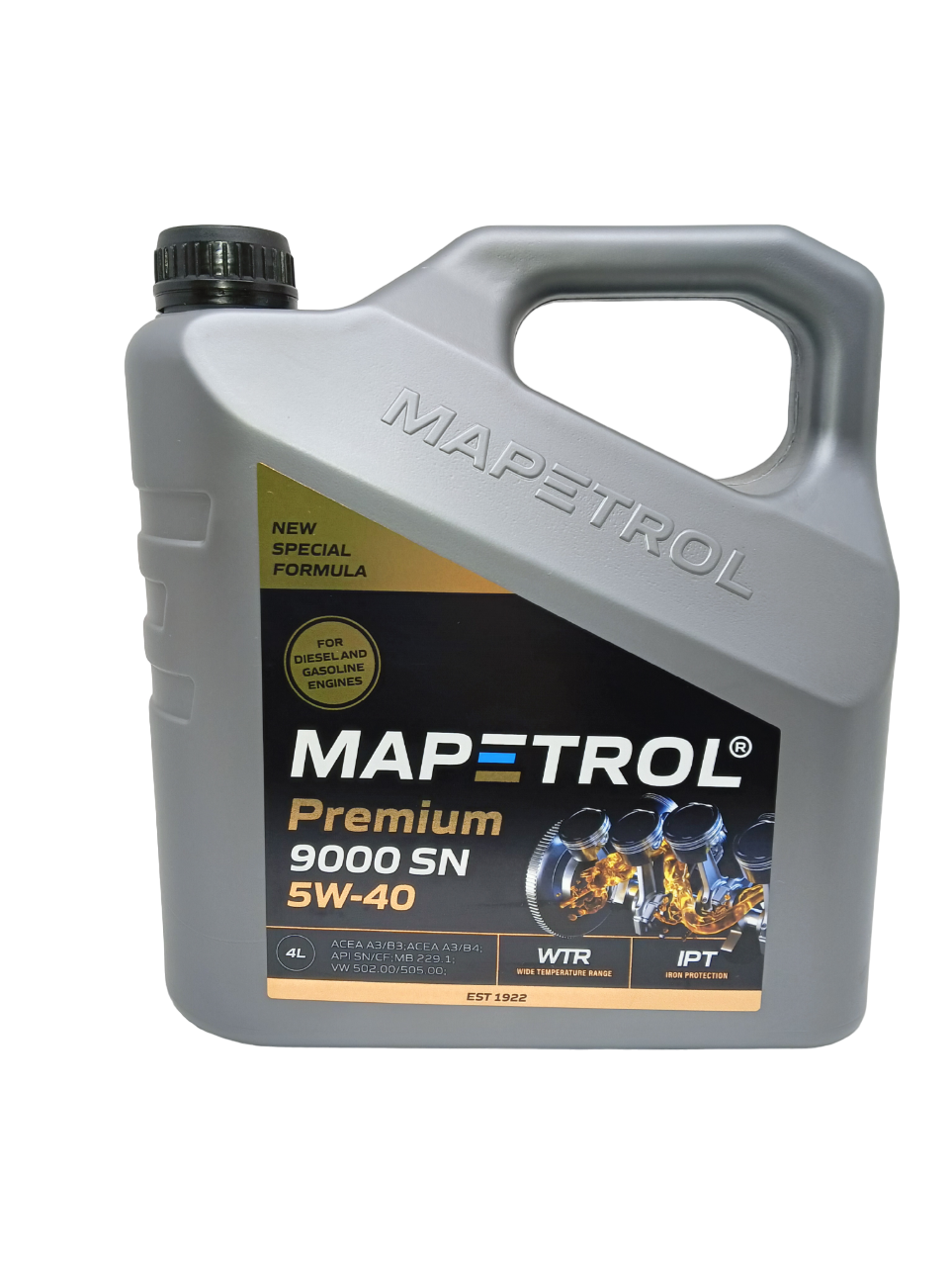 Моторное масло MAPETROL PREMIUM 9000 SN 5W-40 4л