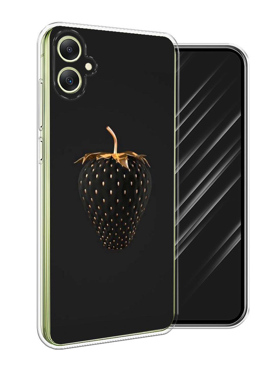

Чехол Awog на Samsung Galaxy A06 "Черно-золотая клубника", Черный;золотистый, 2110150-1
