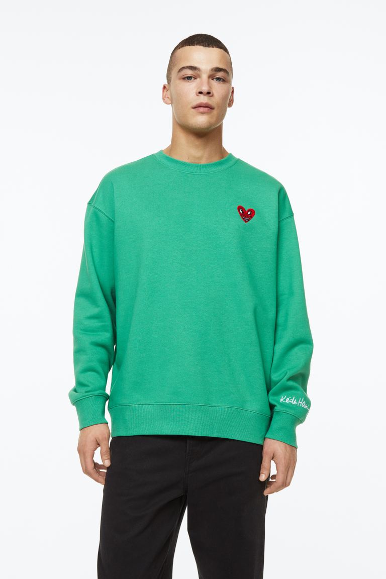 

Свитшот мужской H&M 1117747001 зеленый XS (доставка из-за рубежа), 1117747001