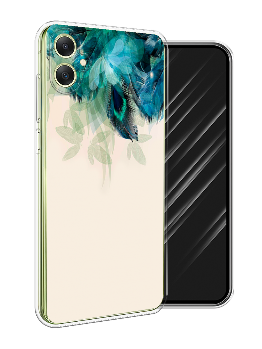 

Чехол Awog на Samsung Galaxy A06 "Перья голубого цвета", Бежевый;синий;бирюзовый, 2110150-1