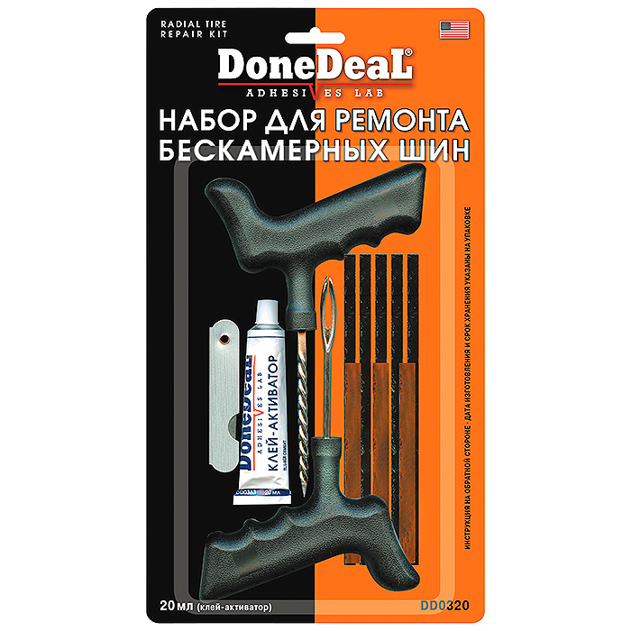 DoneDeal DD0320 Набор для ремонта бескамерных шин