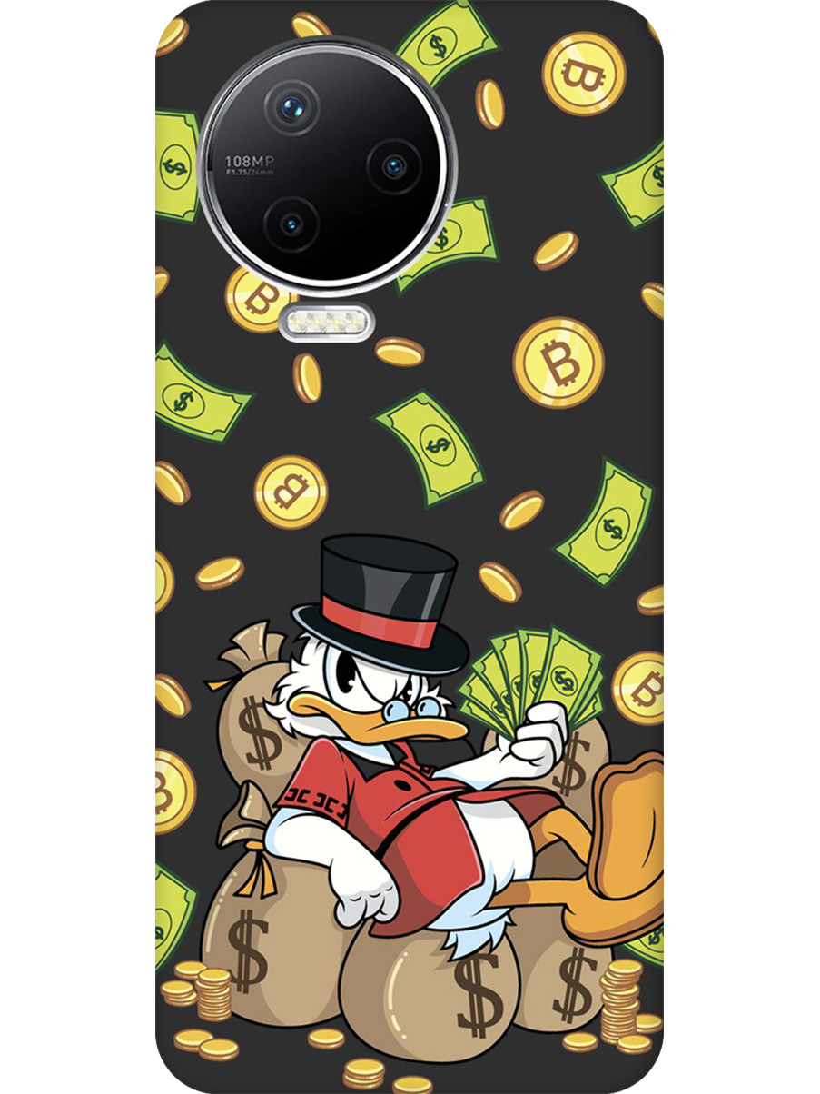 

Силиконовый чехол на Infinix Note 12 Pro с принтом "Богатый Скрудж" матовый черный, Черный;прозрачный;белый;зеленый, 762092771