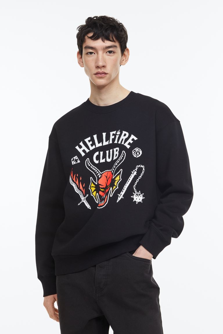 

Свитшот мужской H&M 1117747002 черный 2XL (доставка из-за рубежа), 1117747002