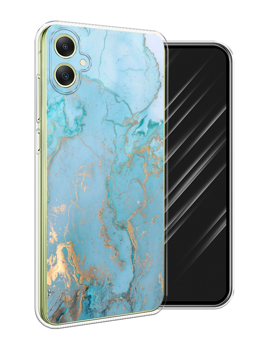 

Чехол Awog на Samsung Galaxy A06 "Голубой мрамор рисунок", 2110150-1