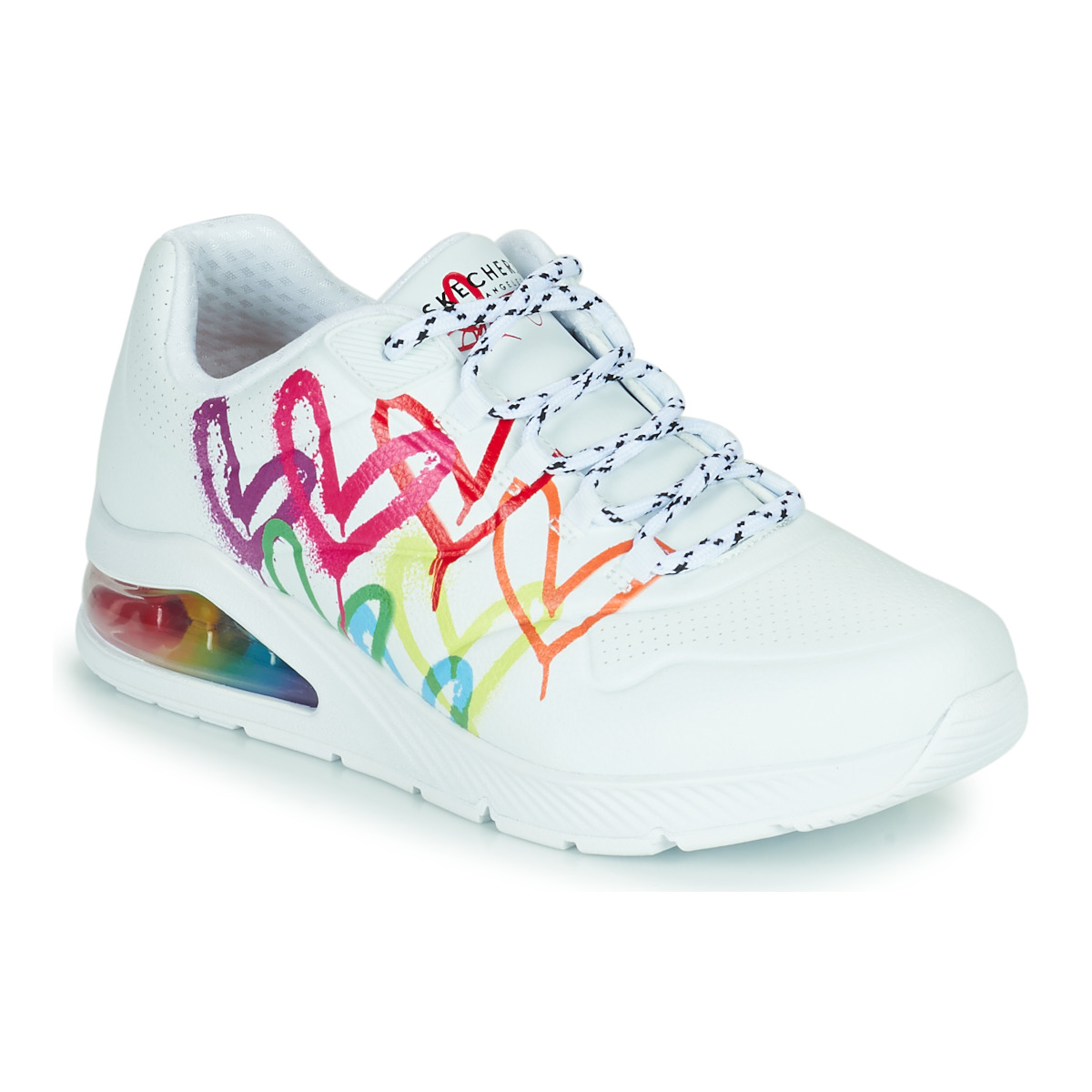 

Кроссовки женские Skechers 21201515 белые 37.5 EU, Белый, 21201515