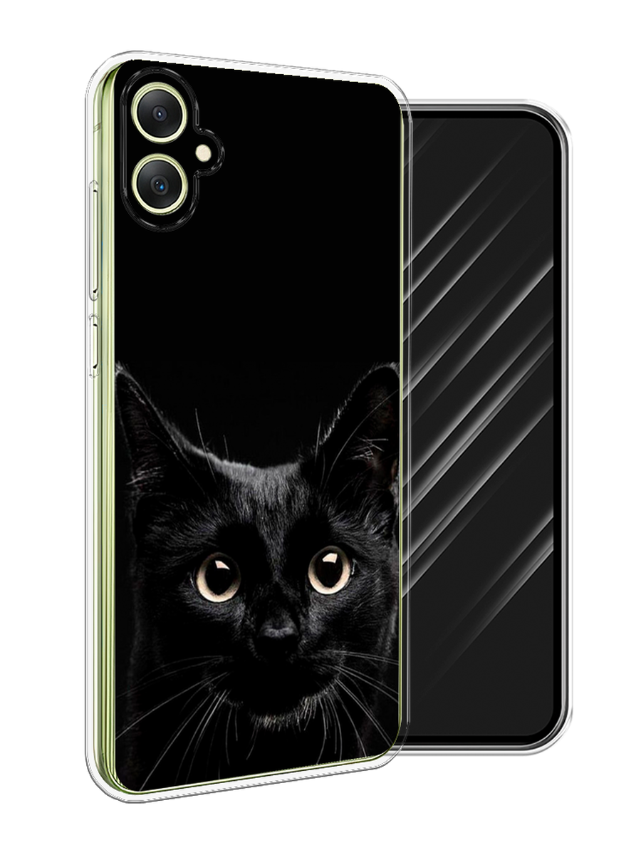 

Чехол Awog на Samsung Galaxy A06 "Добрый кот", Черный, 2110150-1