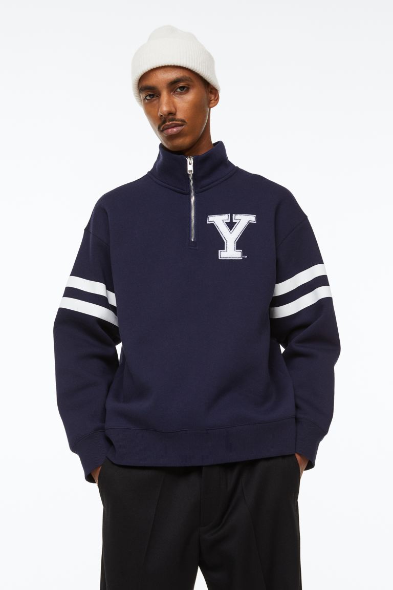 

Толстовка мужская H&M 1117752003 синяя M (доставка из-за рубежа), Синий, 1117752003