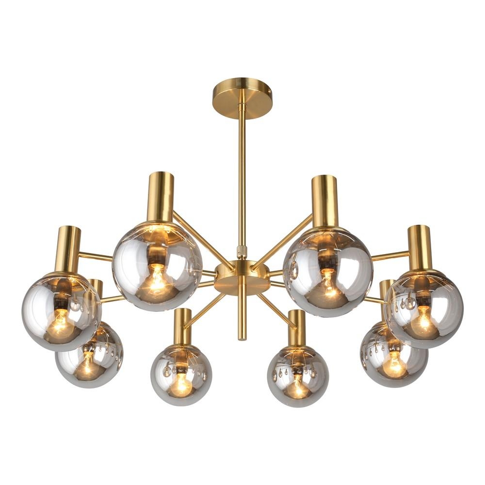 

Люстра на штанге Crystal Lux CAMILA SP8 GOLD